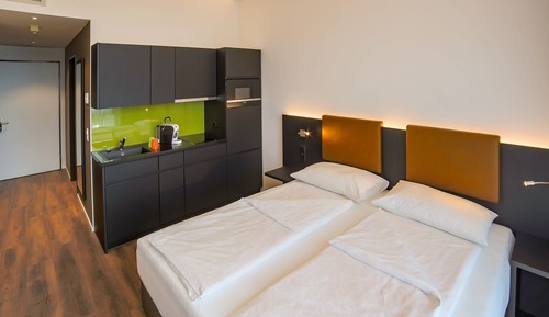 Standard-Apartment, 1 Queen-Bett, Stadtblick