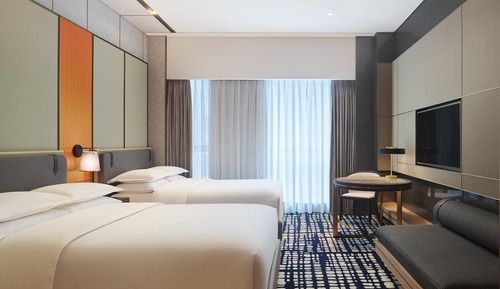 Executive-Zimmer, 2 Doppelbetten, Nichtraucher, Stadtblick