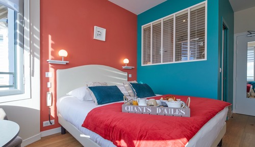 Premium-Zimmer, Mehrere Betten, Nichtraucher, Meerblick