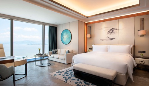 Deluxe-Zimmer, 1 King-Bett, Meerblick