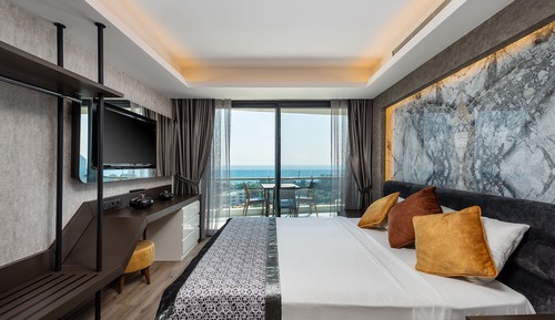 Standardzimmer, 1 Doppelbett, Nichtraucher, Meerblick