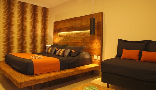 Luxury-Zimmer, Mehrere Betten, Gartenblick (Rouxinol)