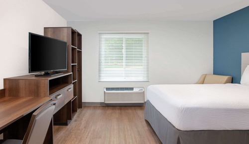 Zimmer, 1 Queen-Bett, barrierefrei, Nichtraucher (Roll-in Shower)