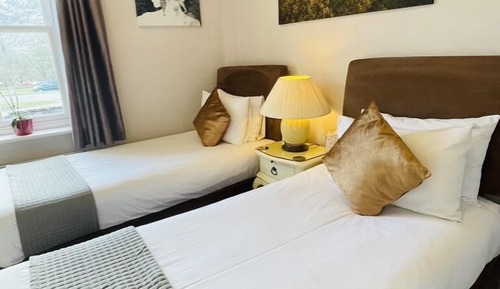 Deluxe-Zweibettzimmer, 2 Einzelbetten, Nichtraucher, Bergblick