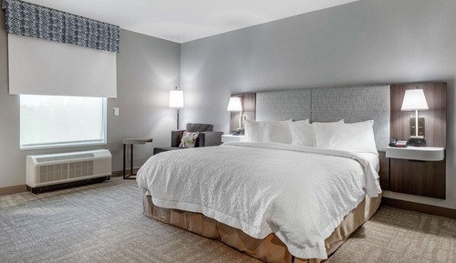 Zimmer, 1 King-Bett, barrierefrei (Roll-In Shower)