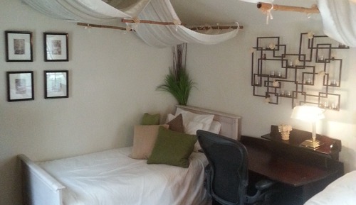 Superior-Doppel- oder -Zweibettzimmer, 2 Einzelbetten, Nichtraucher, Talblick