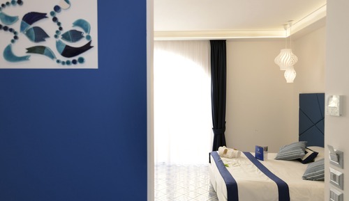 Superior-Doppelzimmer, 1 Queen-Bett und Schlafsofa, Meerblick