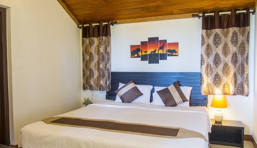 Luxury-Ferienhaus, 1 King-Bett, Nichtraucher, Bergblick