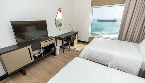 Zimmer, 2 Einzelbetten, Meerblick