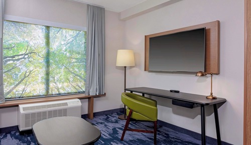 Suite, 1 King-Bett und Schlafsofa, Nichtraucher (Mobility/Hearing Access, Roll-in Shwr)