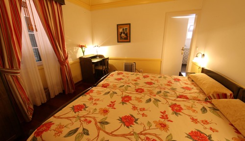 Zweibettzimmer, 2 Einzelbetten, Bergblick