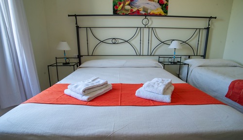 Classic-Vierbettzimmer, Mehrere Betten, Nichtraucher, Gartenblick