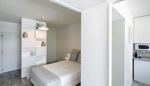 Deluxe-Studiosuite, 1 Doppelbett, Nichtraucher, Stadtblick