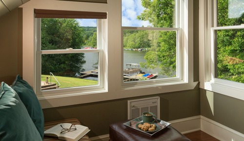 Romantisches Einzelzimmer, 1 King-Bett, Whirlpool, Seeblick