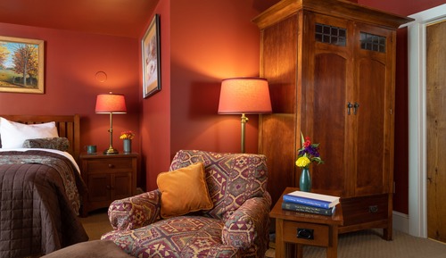 Einzelzimmer, 1 Queen-Bett, Whirlpool, Bergblick