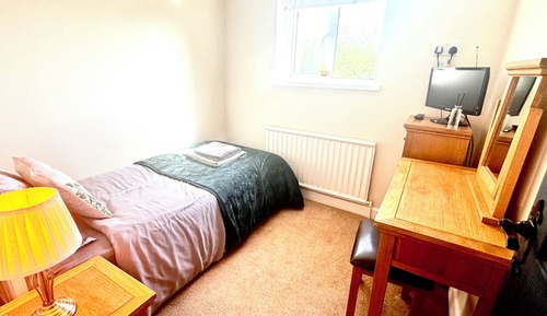 Apartment, barrierefrei, Gartenblick