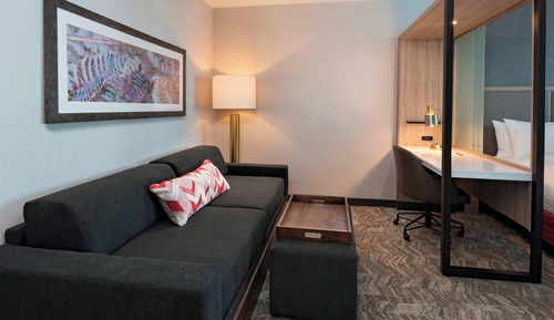 Suite, 1 King-Bett (Mobility Accessible, Roll-In Shower)
