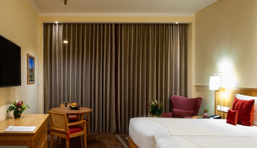 Deluxe-Zimmer, 2 Einzelbetten, Blick auf den Innenhof