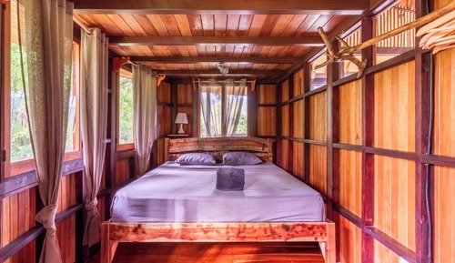 Exclusive-Bungalow, 1 King-Bett und Schlafsofa, Nichtraucher, Talblick