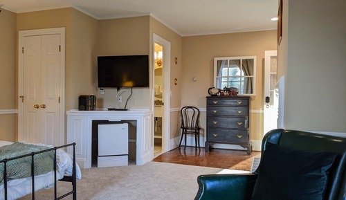 Premium-Zimmer, 1 Queen-Bett, Nichtraucher, Kamin