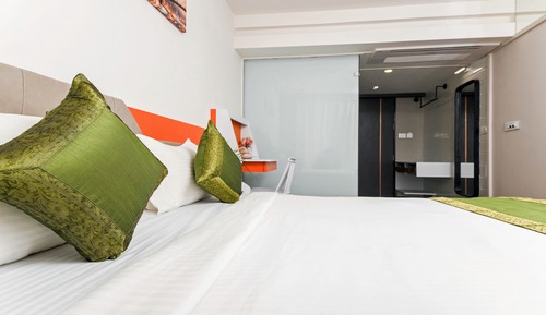 Standardzimmer, 1 Queen-Bett, Stadtblick