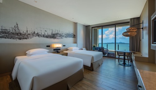 Premium-Zimmer, 2 Einzelbetten, Balkon