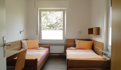 Doppel- oder Zweibettzimmer (External Bathroom)