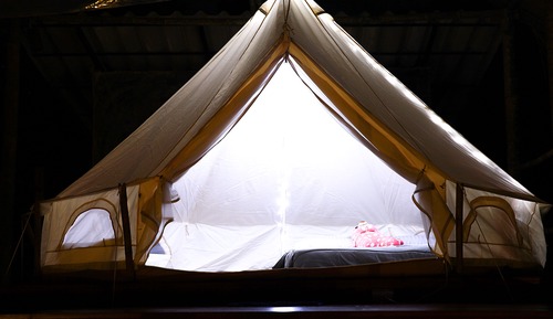 Deluxe-Zelt, 1 Schlafzimmer, Nichtraucher, Gartenblick