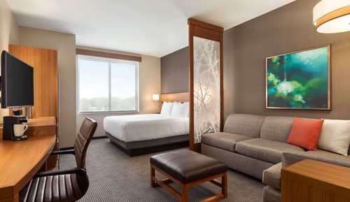 Zimmer, 1 King-Bett und Schlafsofa