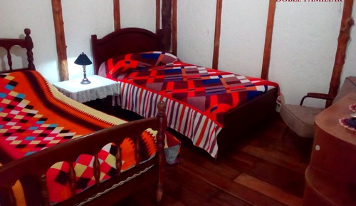 Familien-Doppel- oder -Zweibettzimmer, Flussblick