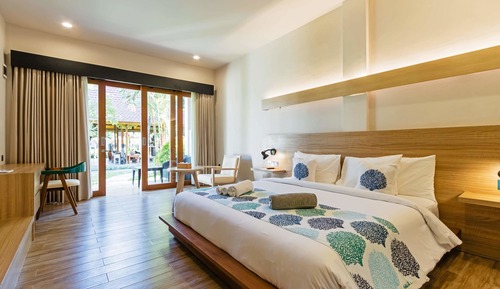 Deluxe-Doppelzimmer, Gartenblick