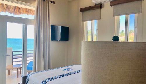 Exclusive-Studio, 1 Queen-Bett, Balkon, Strandblick