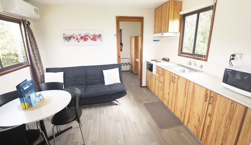 Familien-Ferienhütte, 2 Schlafzimmer, eigenes Bad