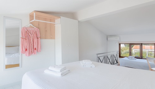 Dreibettzimmer, Meerblick (Ammos)