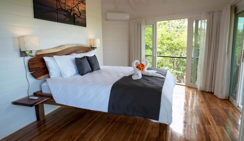 Deluxe-Bungalow, 1 King-Bett, Terrasse, Meerblick