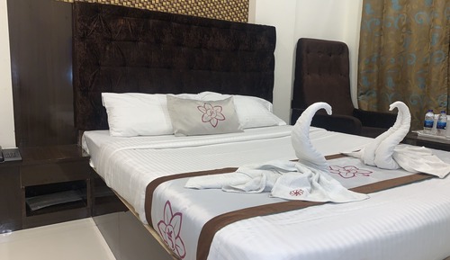 Deluxe-Doppelzimmer, barrierefrei, Stadtblick