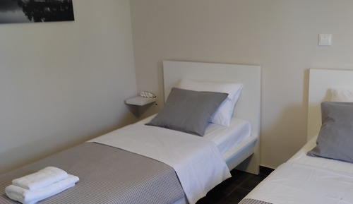 Comfort-Zimmer, 2 Einzelbetten, Blick auf den Innenhof