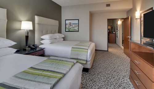 Suite, 2 Queen-Betten, barrierefrei (Sofabed, Hearing, Tub, UpFloor, 2Room)