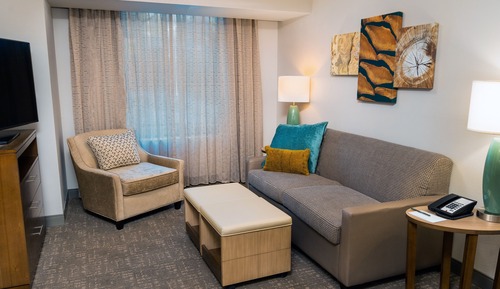 Suite, 1 Schlafzimmer, barrierefrei, Nichtraucher (Comm, Roll Shwr, Kitchen)