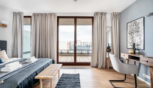 Deluxe-Penthouse, Stadtblick
