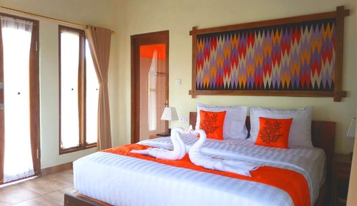 Deluxe-Doppelzimmer, 1 Doppelbett, Bergblick