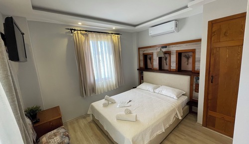 Familien-Vierbettzimmer, 1 Schlafzimmer, Gartenblick