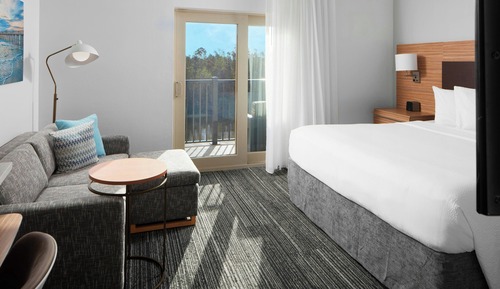 Studio, 1 King-Bett und Schlafsofa, Balkon (Hearing Accessible)