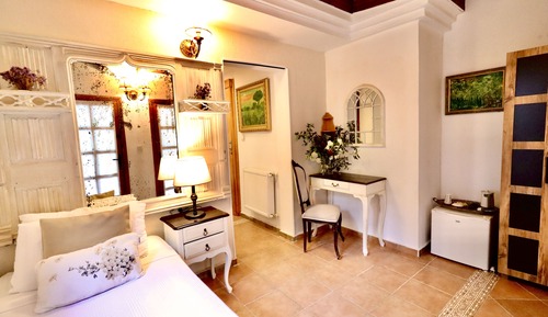 Dreibettzimmer, Poolblick