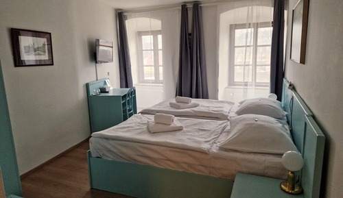 Standard-Doppel- oder -Zweibettzimmer, Gartenblick