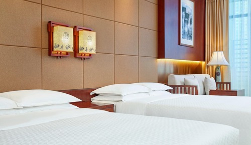 Deluxe-Zimmer, 2 Doppelbetten, Balkon