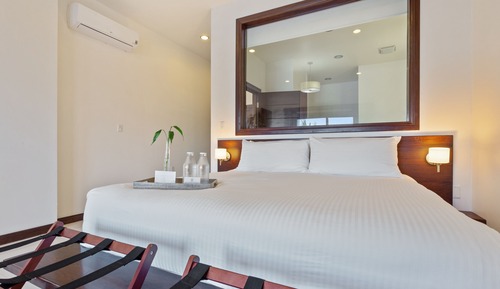 Luxury-Studio, 1 King-Bett, Balkon, Meerblick