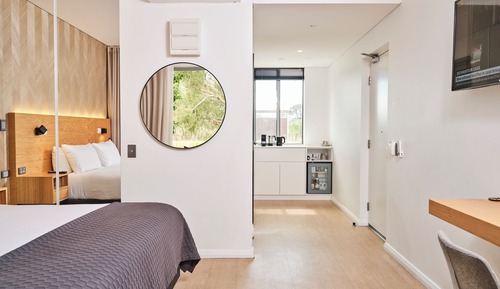 Deluxe-Zimmer, 1 King-Bett, barrierefrei, Terrasse