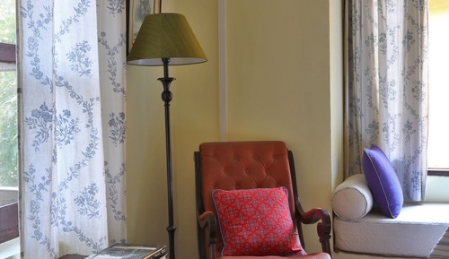 Luxury-Ferienhaus, 1 King-Bett, zum Garten hin
