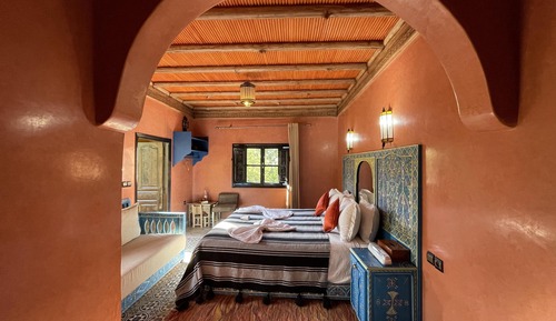 Superior-Zimmer, 1 Doppelbett oder 2 Einzelbetten, Balkon, Bergblick (Marrakech)